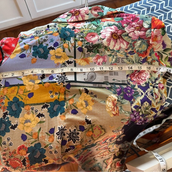 Johnny Was “The Janie Favorite Long Sleeve Polo Swing Tunic” Size XS - Picture 7 of 8